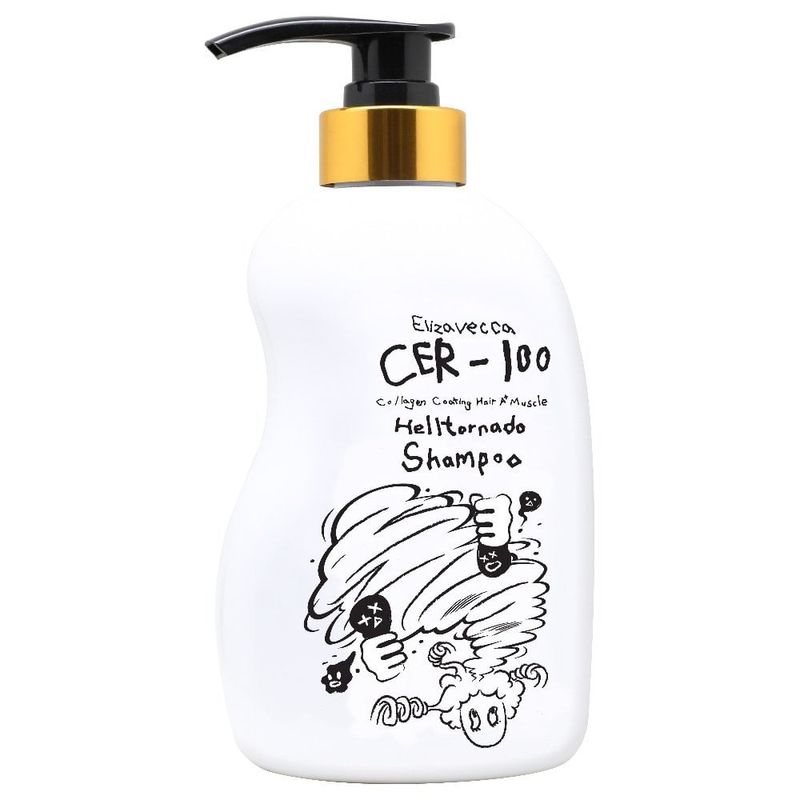 shampoo elizavecca cer-100 collagen hair a+ muscle tornado 500ml