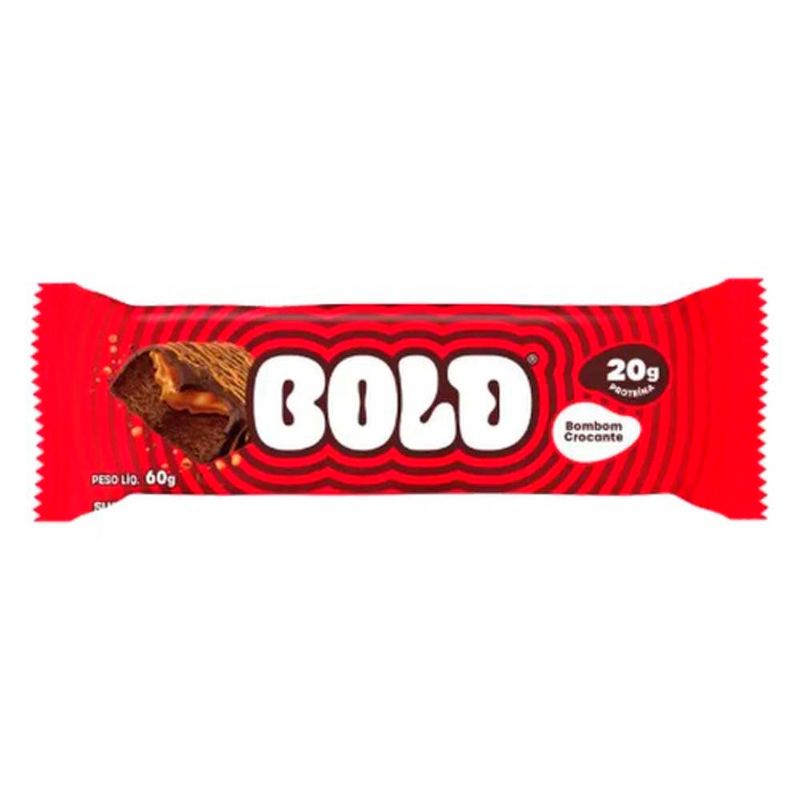 barra de proteína bold bombom crocante 60g
