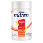 nutren ômega 3 suplemento alimentar 60 cápsulas nestlé