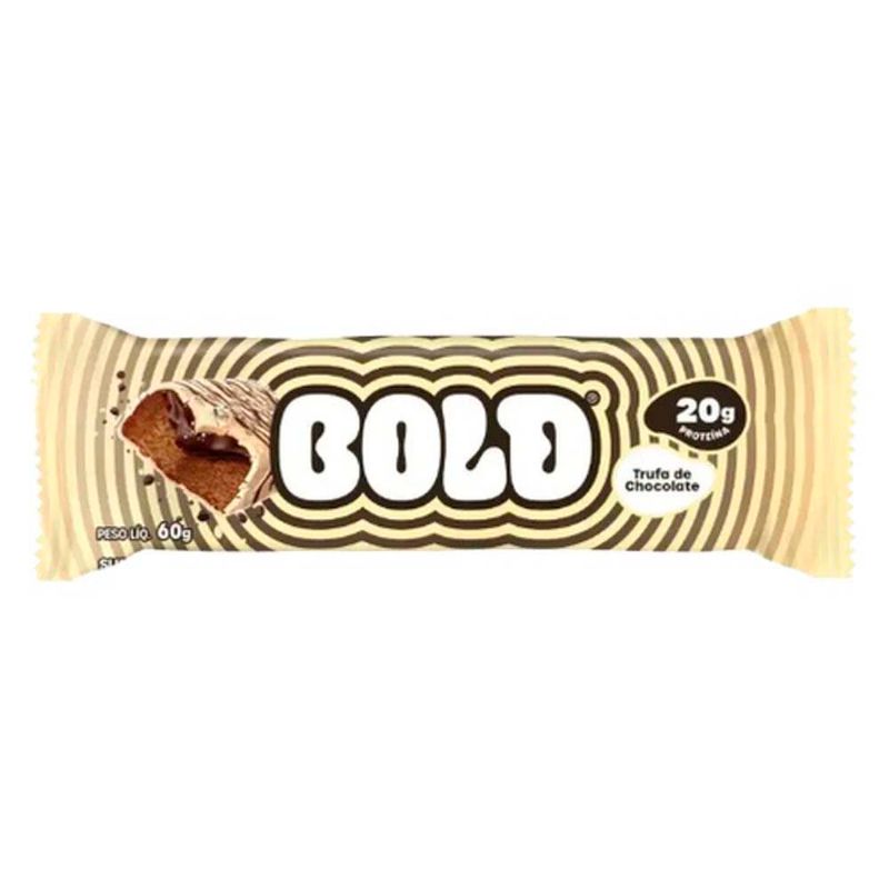 barra de proteína bold sabor trufa de chocolate 60g