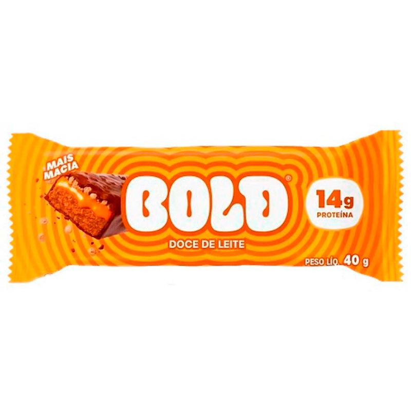 barra de proteína bold doce de leite 40g