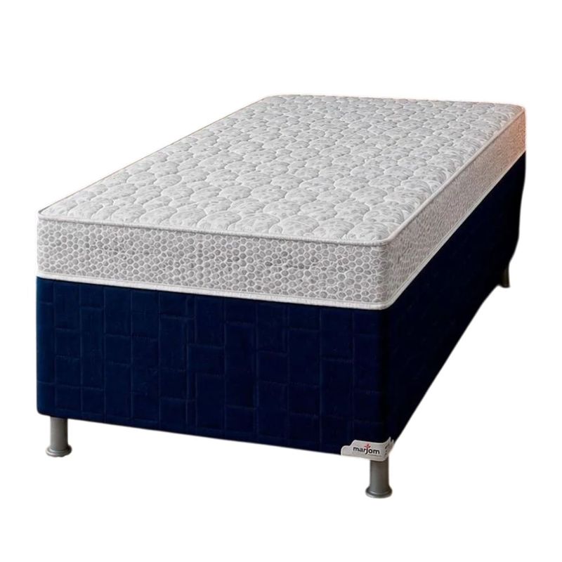 cama box solteiro conjugada marjom iara comfort d28 58x188x88cm (mp)
