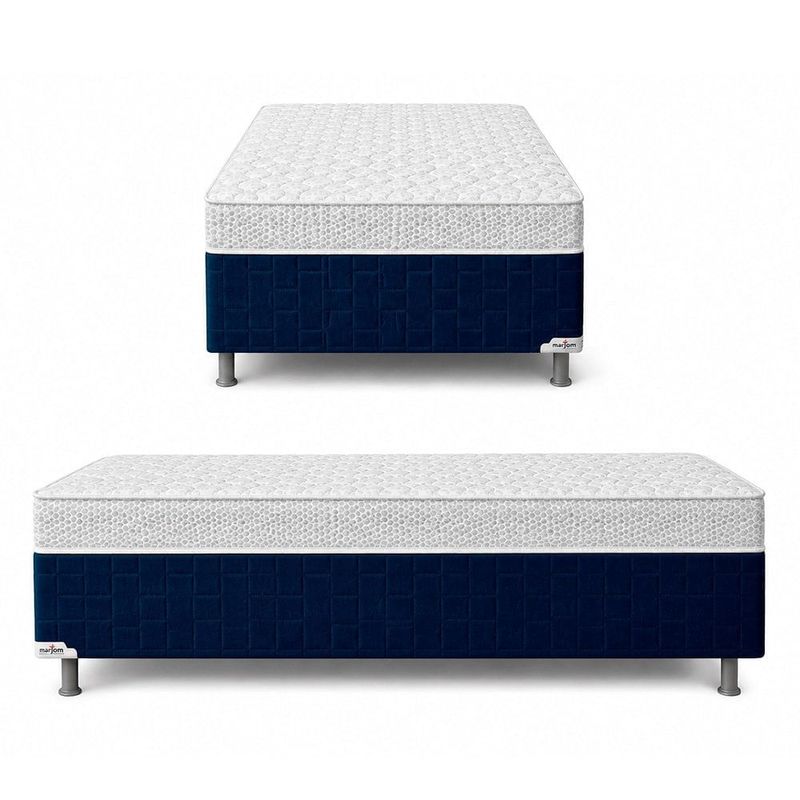 cama box solteiro conjugada marjom iara comfort d28 58x188x88cm (mp)