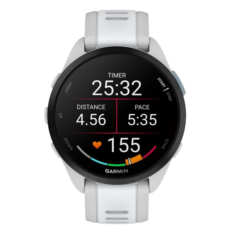 relógio garmin forerunner 165 music amoled branco (mp)