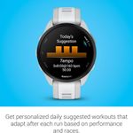relógio garmin forerunner 165 music amoled branco (mp)