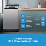 máquina de lavar 13kg midea 127v branco ma512w130a/wk04