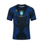 camisa do brasil masculina m nike jordan ii torcedor azul (mp)