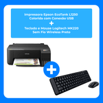 kit impressora epson ecotank l1250 colorida com conexão