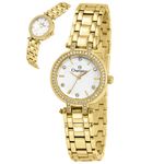 relógio feminino champion dourado cf24555h