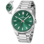 relógio masculino champion prata ch30279g