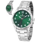 relógio masculino champion prata ch30386g