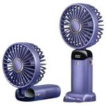 mini ventilador de mesa portátil lilás anhui e-bi