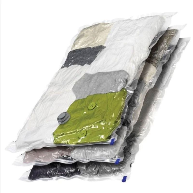 kit de 5 sacos a vácuo com bomba suscong 60x80cm e-bi