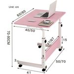 mesa para escritório com rodas rosa guanghzou e-bi
