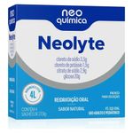 repositor eletrolítico neolyte reidratação oral em pó 4 sachês 27,9g sabor natural neo química