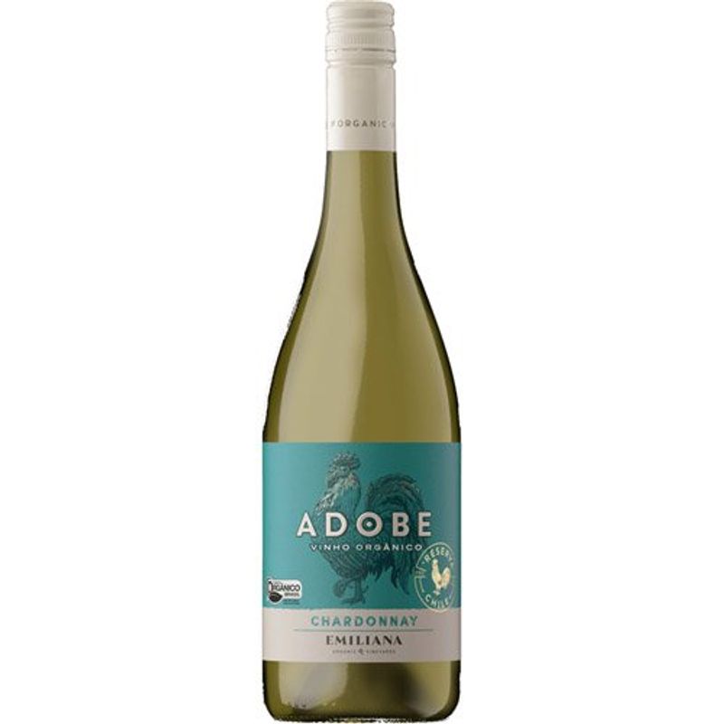 vinho branco chardonnay adobe 750ml