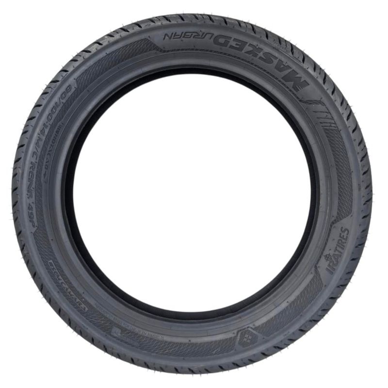 pneu moto ira tires aro 14 80/100-14 masked urban traseiro sem câmara (mp)