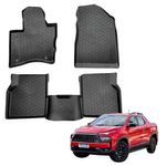 jogo tapete bandeja 5 peças grid fiat toro 4 portas 2016 a 2026 (mp)
