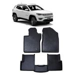 jogo tapete bandeja 5 peças grid jeep compass 4 portas 2016 a 2026 (mp)