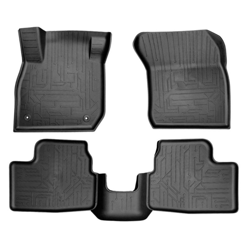 jogo tapete bandeja 5 peças grid volkswagen t-cross 4 portas 2019 a 2026 (mp)
