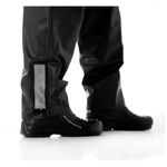 capa de chuva premium com gola bolso e refletivo pantaneiro ex preto (mp)