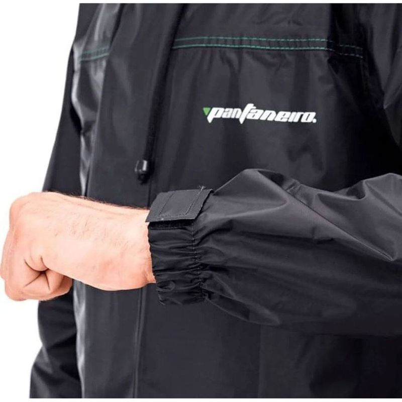 capa de chuva nylon com gola pantaneiro ex preto (mp)