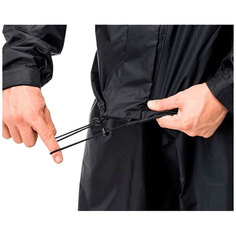 capa de chuva nylon com gola pantaneiro ex preto (mp)