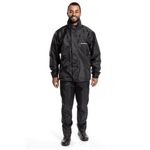 capa de chuva nylon luxo com forro e gola pantaneiro ex preto (mp)