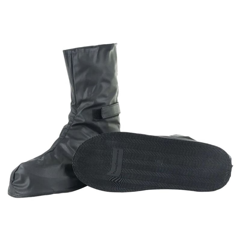 polaina pvc premium sola ziper velcro pantaneiro p preto (mp)