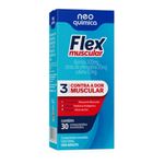 flexmuscular dipirona monoidratada 300mg + citrato de orfenadrina 35mg + cafeína anidra 50mg 30 comprimidos revestidos neo quím