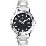 relógio troca pulseira unissex cristal champion cp31001u