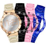 relógio troca pulseira unissex nude champion cp40377b