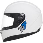 capacete taurus branco brilho th7 58