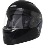 capacete taurus preto brilho th7 62