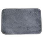 tapete rozac conforto tijolinho chumbo 38x58cm (mp)