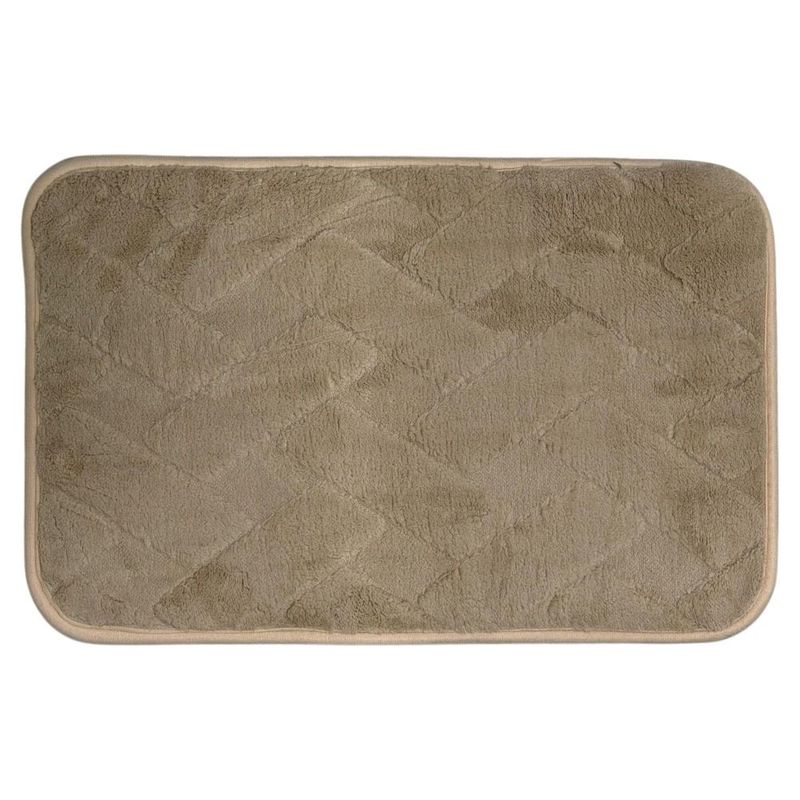 tapete rozac conforto tijolinho bege 38x58cm (mp)
