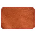 tapete rozac conforto tijolinho terracota 38x58cm (mp)