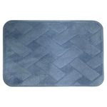 tapete rozac conforto tijolinho azul 38x58cm (mp)