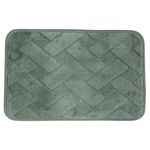 tapete rozac conforto tijolinho verde 38x58cm (mp)