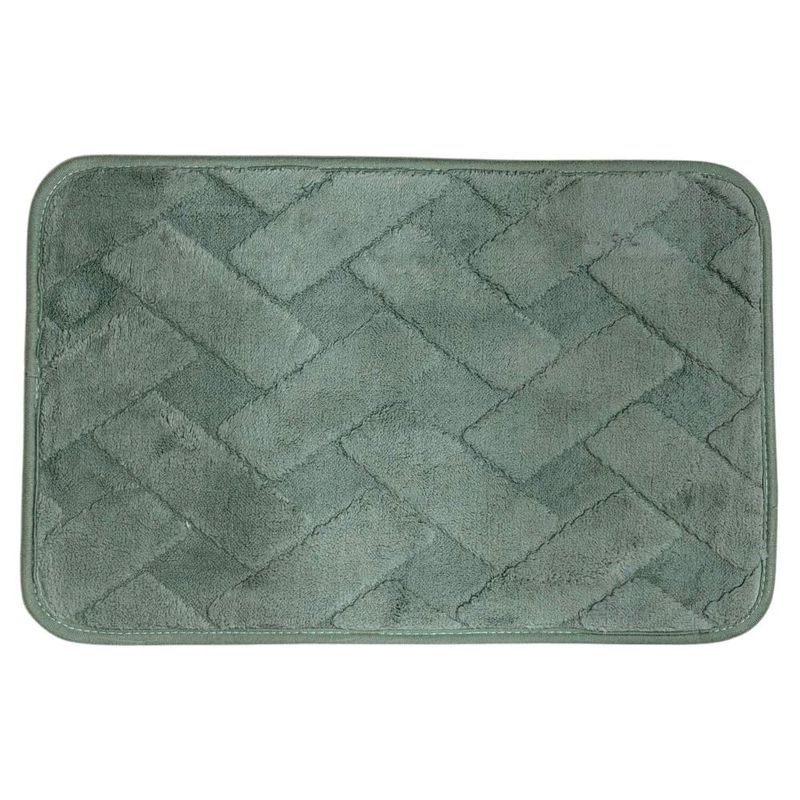 tapete rozac conforto tijolinho verde 38x58cm (mp)