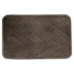 tapete rozac conforto tijolinho marrom 38x58cm (mp)