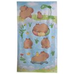 toalha de banho dohler velour capivara 70x130cm (mp)
