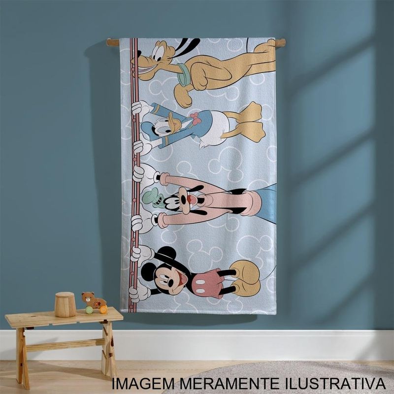 toalha de banho dohler velour mickey 21 70x130cm (mp)