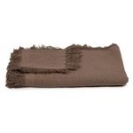 manta dohler marrocos 150x120cm castanho (mp)