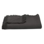 manta dohler marrocos 150x120cm cinza escuro (mp)