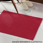toalha de piso dohler royal 45x70cm cereja (mp)