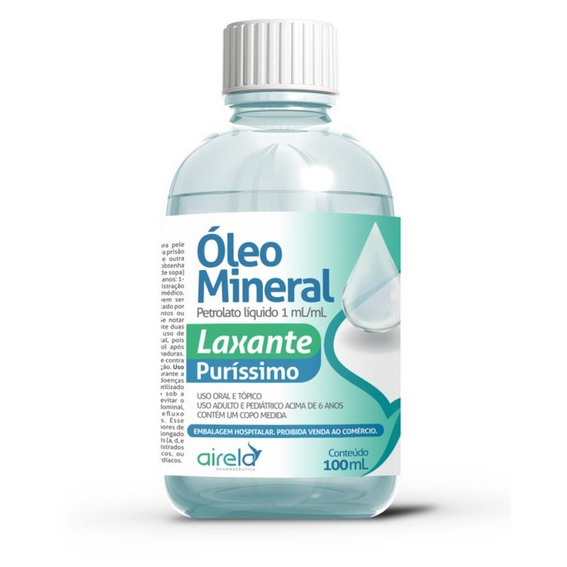 óleo mineral airela 100ml airela