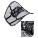 almofada de apoio para lombar mu 40x37cm preto e-bi