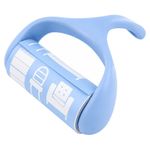 rolo tira pelos adesivo mu 14x17cm azul e-bi
