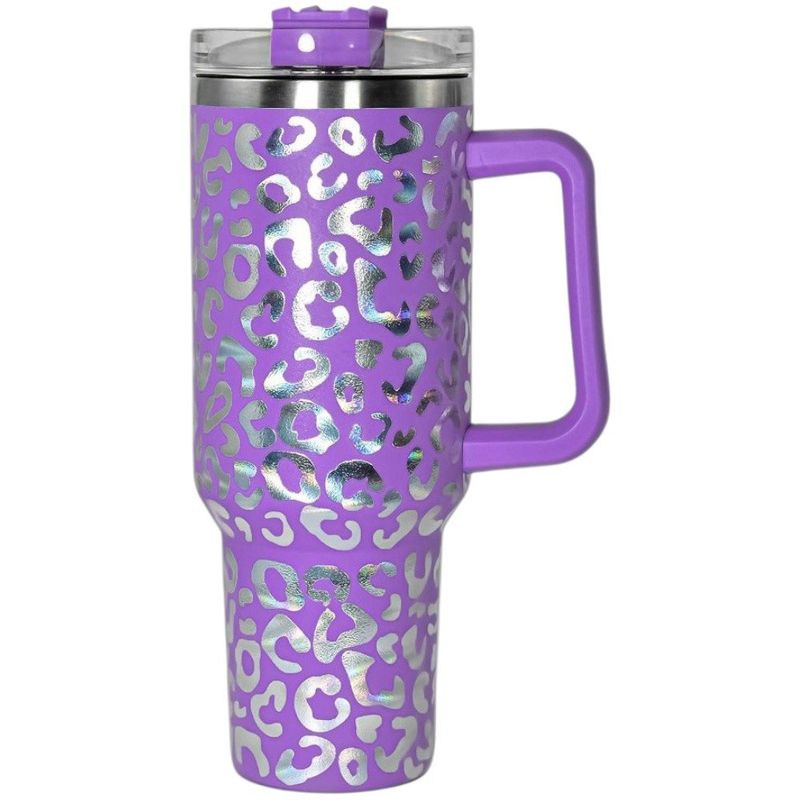 copo térmico mu de 1,18l com canudo lilás e-bi